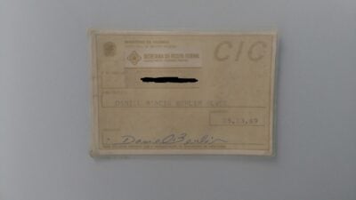 Documento CIC - Foto Internet