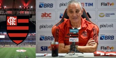 Tite e Flamengo - Montagem Tv Foco