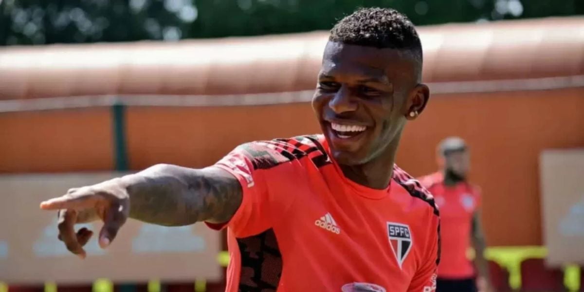 Arboleda no treino do São Paulo - Getty images