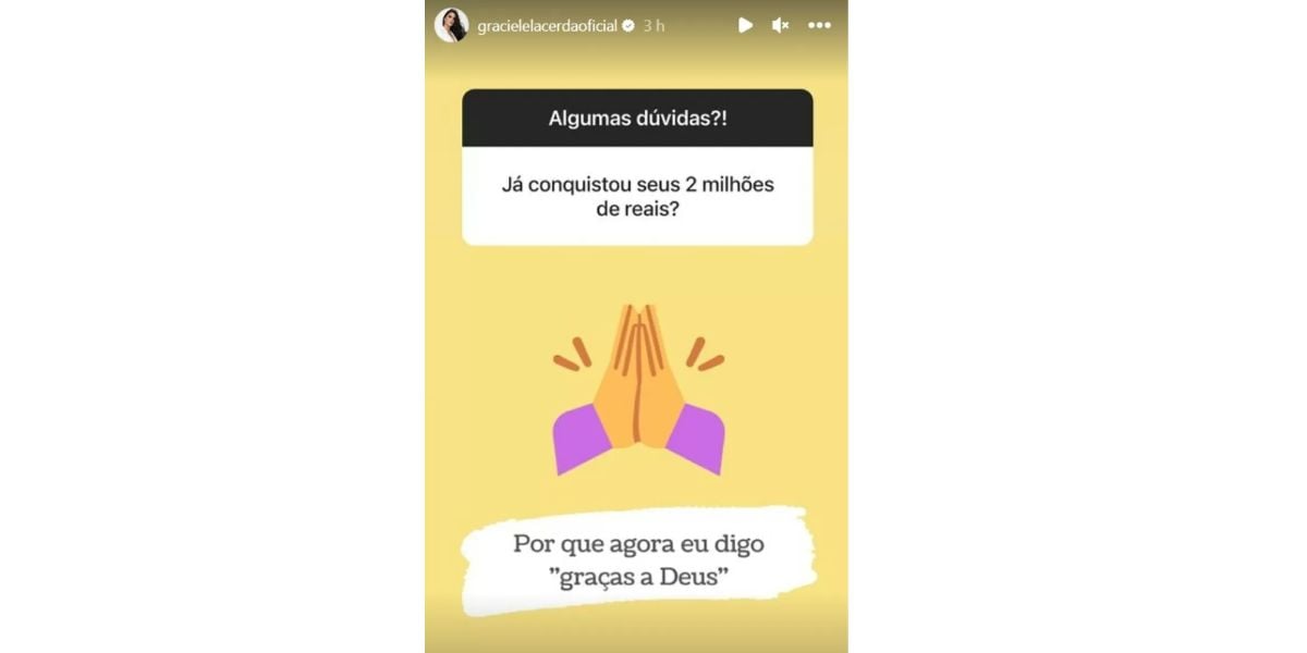Graciele Lacerda sobre fortuna (Foto: Reprodução / Instagram)