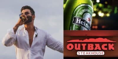 Gusttavo Lima, Heineken e Outback (Fotos: Reproduções / Instagram / Internet)