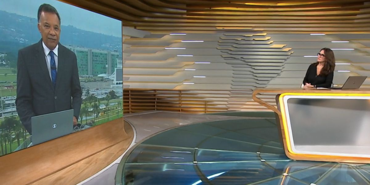 Heraldo Pereira e Ana Luiza Guimarães (Foto: Reprodução / Globo)