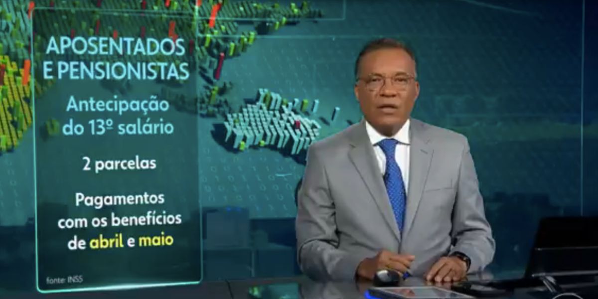 Heraldo Pereira no Jornal Nacional (Foto: Reprodução / Globo)