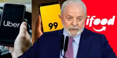 LULA- UBER, 99 e iFood (Foto: Reprodução - Montagem - TV Foco)