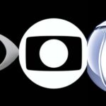 Logo da Band / Logo da Globo / Logo da Record - Montagem TVFOCO