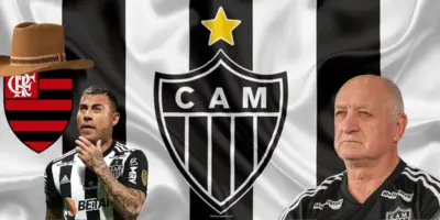 Acordo de R$ 18 mi fechado, Vargas FORA e chapéu no Flamengo: 3 viradas atingem Felipão no Atlético-MG