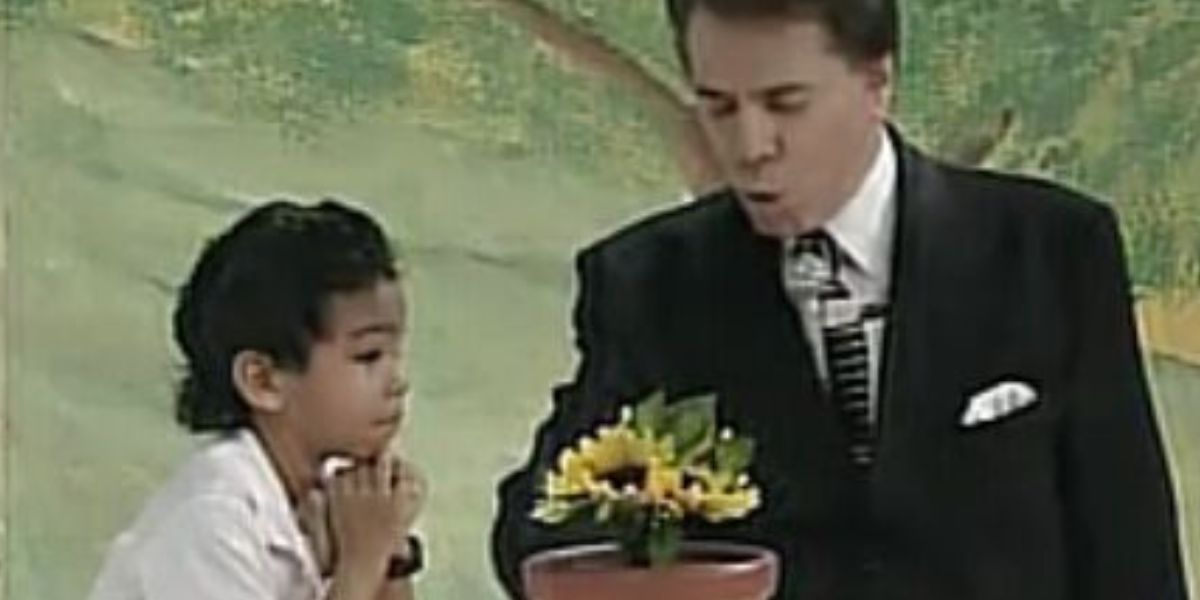 Fã do Raça Negra, que participou do Programa de Silvio Santos, vive assim atualmente (Foto: Reprodução / SBT)