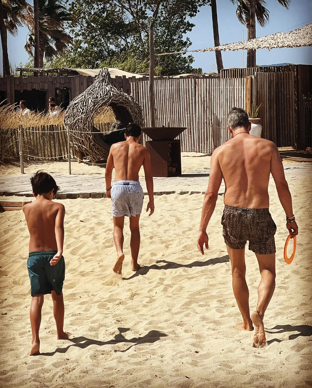 Marcio Garcia e os filhos - Foto Instagram