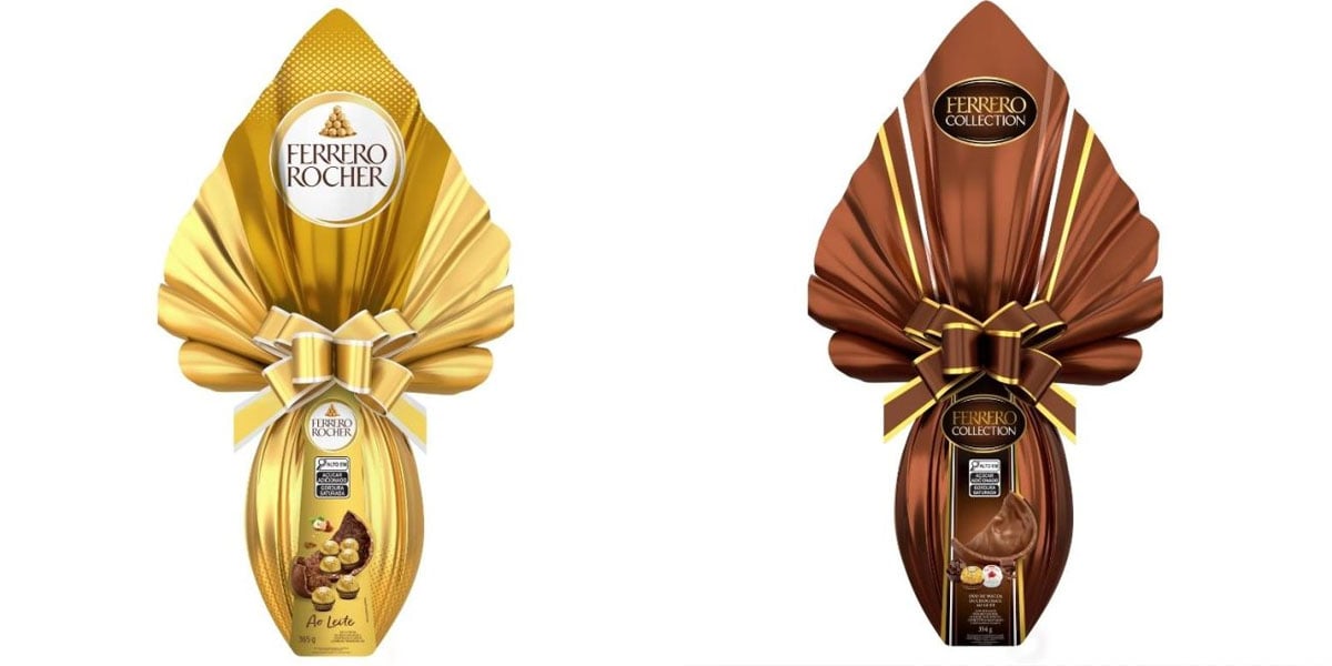 Ovos de Páscoa Ferrero Rocher  (Foto: Reprodução - Site Revendedor)