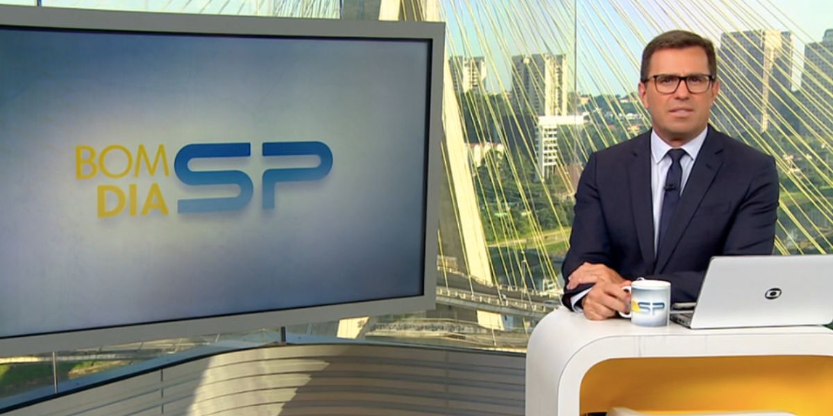 Rodrigo Bocardi no Bom Dia São Paulo (Foto: Reprodução / Globo)