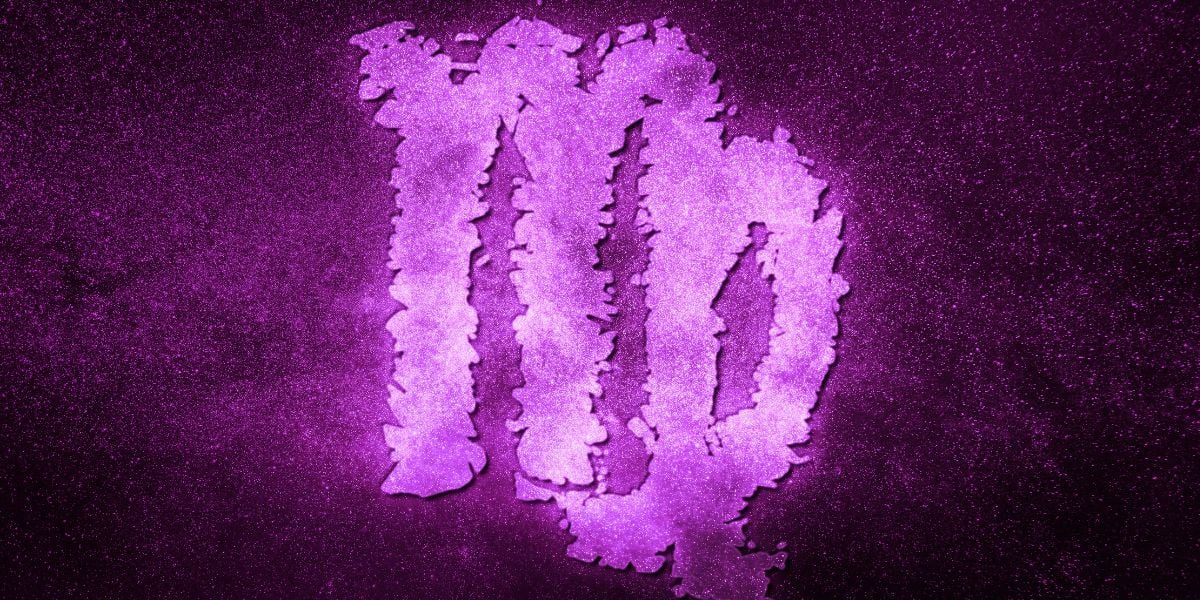 Símbolo do signo Virgem (Foto: Reprodução / Canva) 