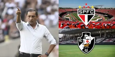 Ramón Diaz em êxtase: 777 libera PIX e Vasco se arma para assinar com craque do São Paulo para o Brasileiro