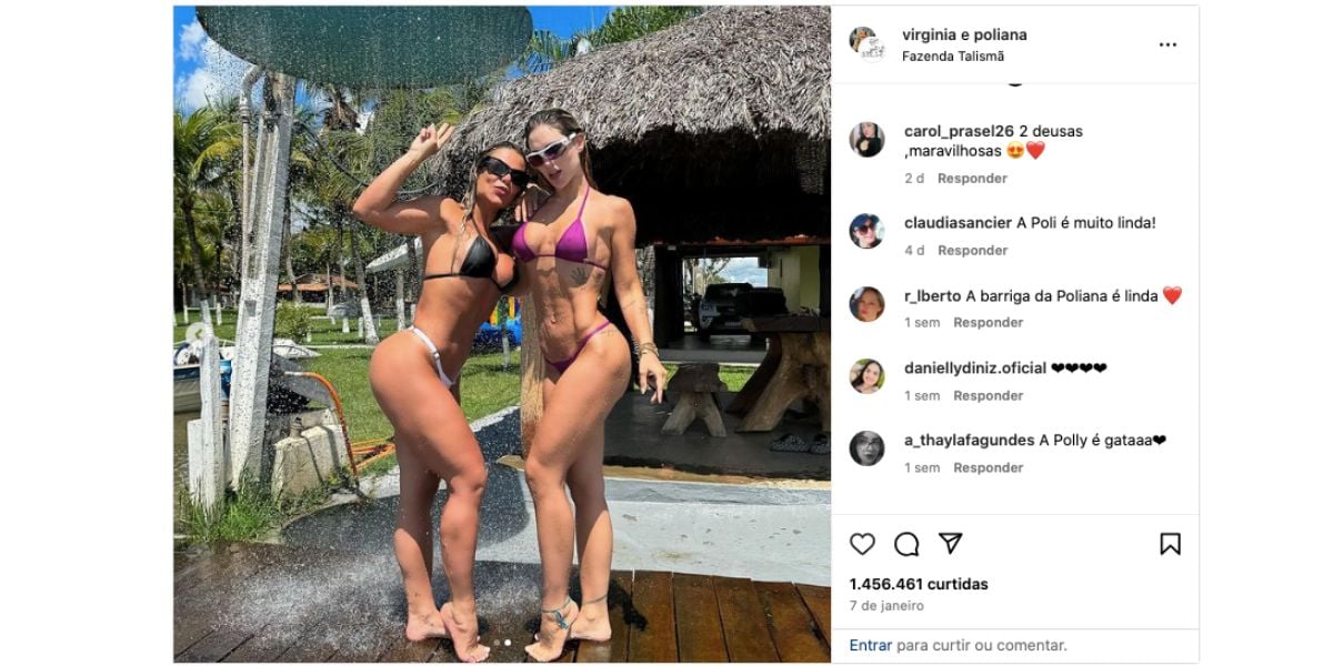 Virgínia Fonseca e Poliana Rocha (Foto: Reprodução / Instagram)