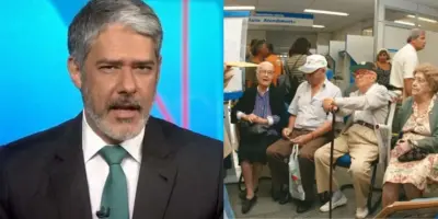 “Risco de ficar sem receber o benefício”: Bonner para o JN com nova regra do INSS em março a 4 milhões de idosos