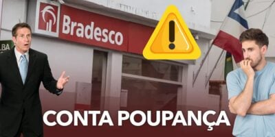 Clientes atentos ao comunicado sobre a conta poupança Bradesco (Foto: Reprodução / Pronatec / Canva)