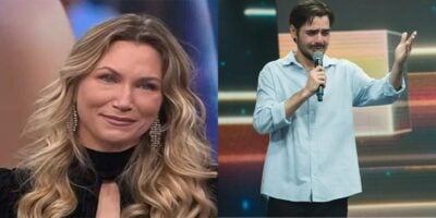 Anne Lottermann e João Guilherme não seguraram o choro em rede nacional (Reprodução: Band)