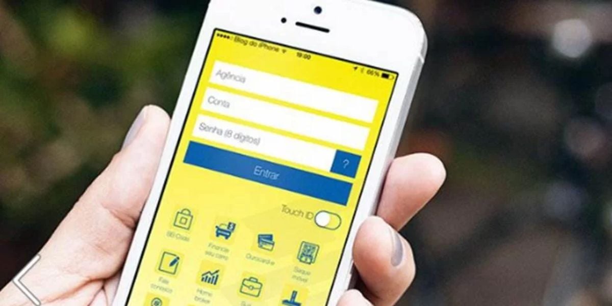 O aplicativo do BB pode ser usado para realizar as aplicações (Reprodução: Internet)