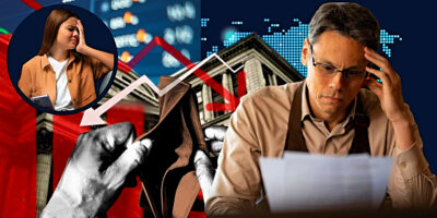 2 importantes bancos entraram em falência gerando pânico em país (Foto Reprodução/Montagem/Lennita/Canva/Freepik)