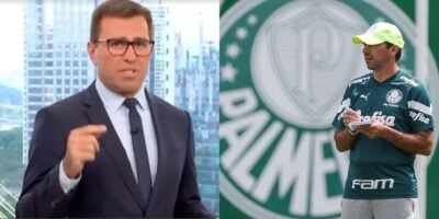 Bocardi paralisa jornal da Globo com saída relâmpago do Palmeiras - (Foto: Reprodução / Internet)