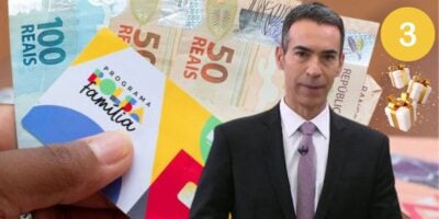 Bolsa Família e César Tralli, titular do Jornal Hoje (Foto: Reprodução / Pronatec / Globo)