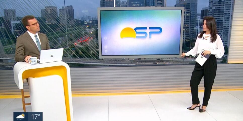 Bocardi e Sabina no comando do Bom Dia SP (Reprodução: Globo)