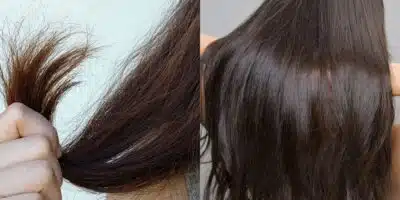 Misturinha para deixar cabelo brilhante e sem danos (Reprodução: Montagem TV Foco)
