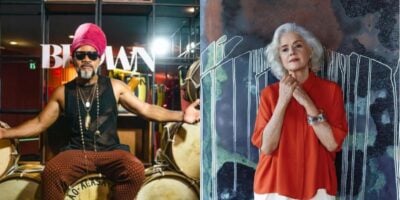 Coragem de Carlinhos Brown ao expor Marieta Severo (Reprodução: Montagem TV Foco)