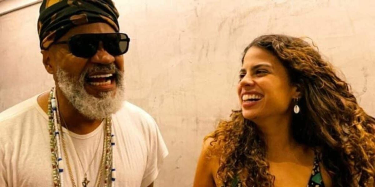 O cantor ao lado de sua filha Clara Buarque (Reprodução: Instagram)
