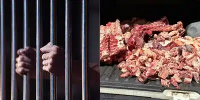Açougue e mercado envolvidos em prisão e venda de carne podre (Reprodução: Montagem TV Foco)