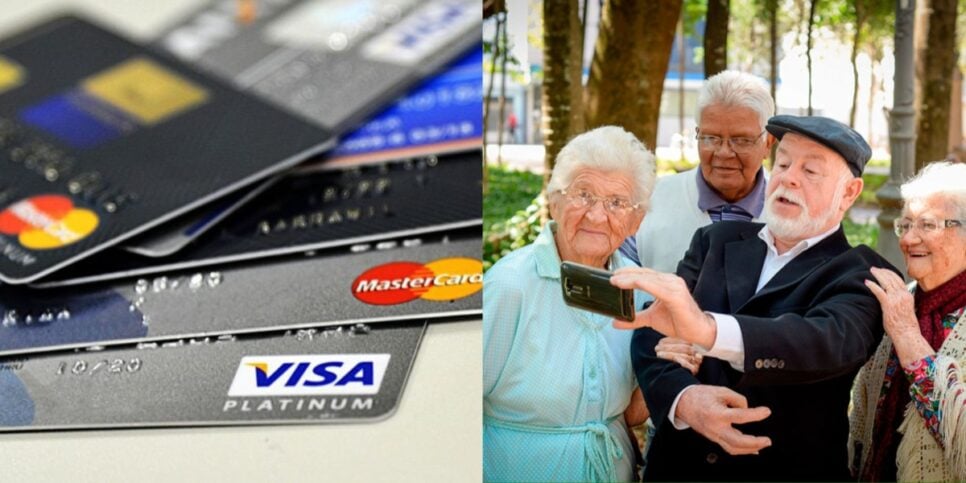 REGRA do cartão de crédito atinge idosos 60+ em cheio - Foto: Reprodução/Montagem