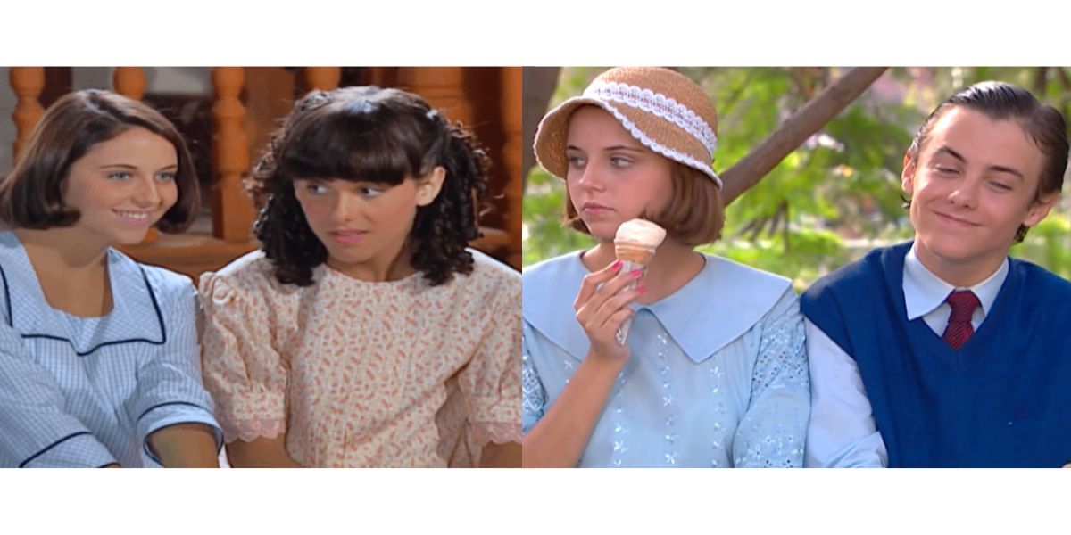 Cássia e Bernadete em Chocolate com Pimenta (Foto: Globo)