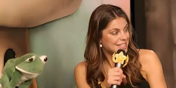 Daniella Cicarelli durante o Beija Sapo (Reprodução: MTV)