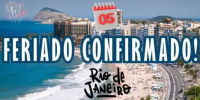 Já pode comemorar: Feriado é confirmado no RJ para a próxima terça (5/03) e faz cariocas soltarem fogos