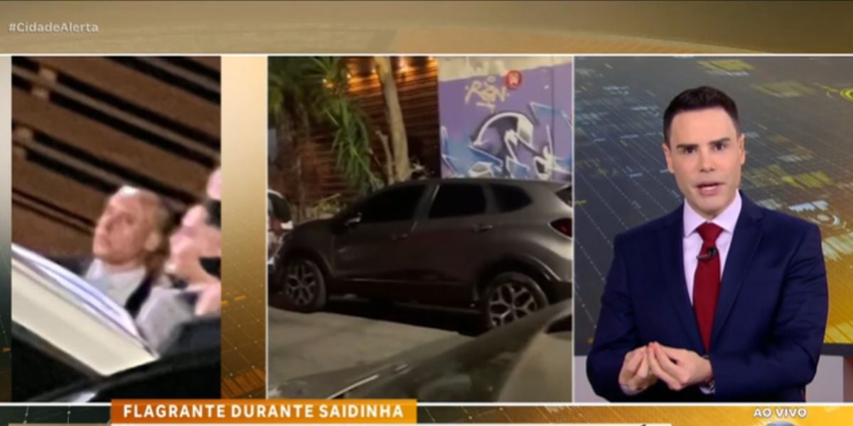 Luiz Bacci ficou revoltado com a presença de Alexandre Nardoni no casamento (Reprodução: Record)