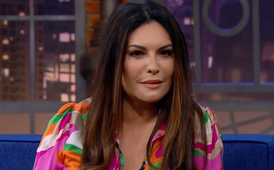 Márcia em recente entrevista ao The Noite (Foto: Reprodução / SBT)