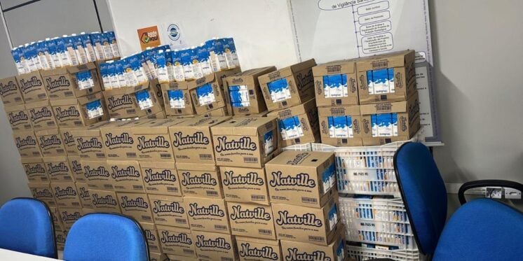 Alguns lotes da marca Natville foram retirados dos mercados (Reprodução/Foto: Vigilância Sanitária)