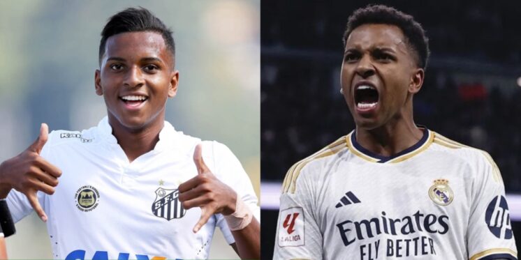 Jogador Rodrygo, ex-Santos e agora integra a equipe do Real Madrid - (Foto: Reprodução / Internet)