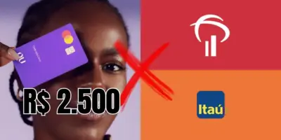 Itáu e Bradesco aterrorizados: Nubank aniquila a análise e libera R$ 2.500 para a festa até de não-clientes