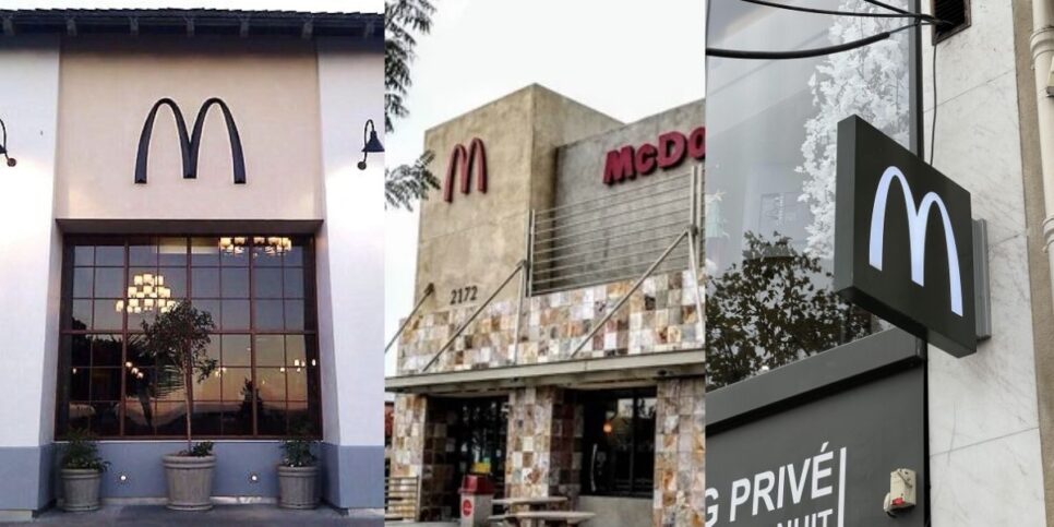 Logotipos de cores diferentes do Mc (Reprodução/Internet)