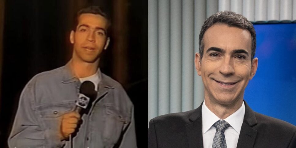 César Tralli (Reprodução/Montagem)