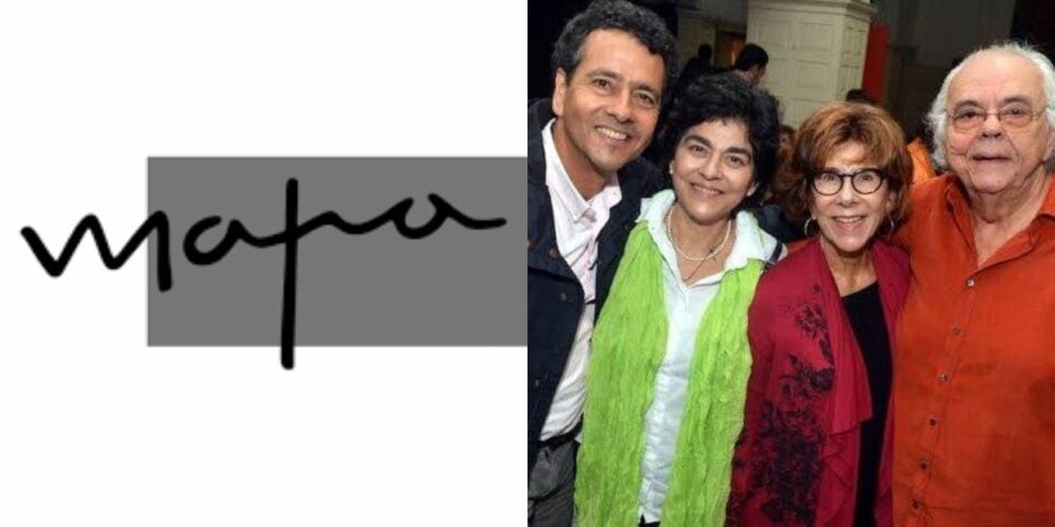 Mapa Filmes, Zelito Viana, sua mulher, a produtora Vera de Paula, e seus filhos, o ator Marcos Palmeira e a diretora Betse de Paula (Reprodução/Lulacerda)