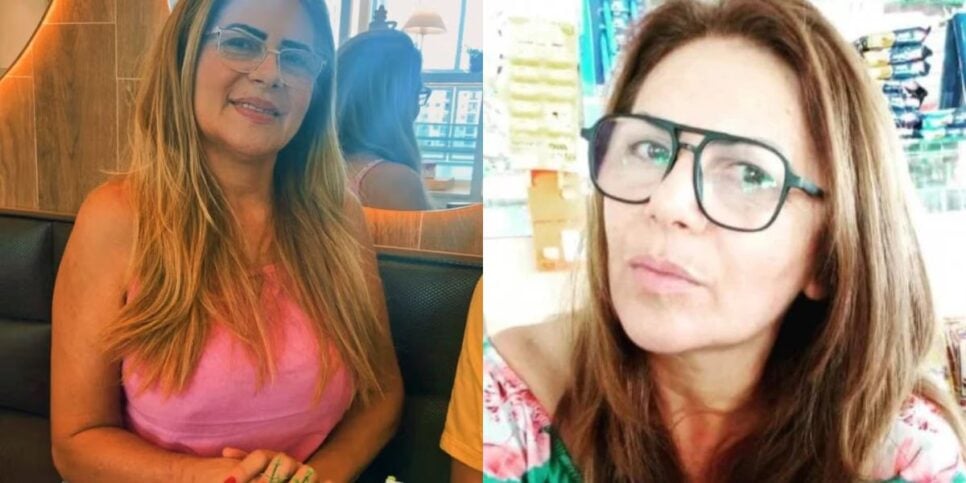 Fotos da vítima Rosimely, de 55 anos (Reprodução/Montagem/G1/IG)