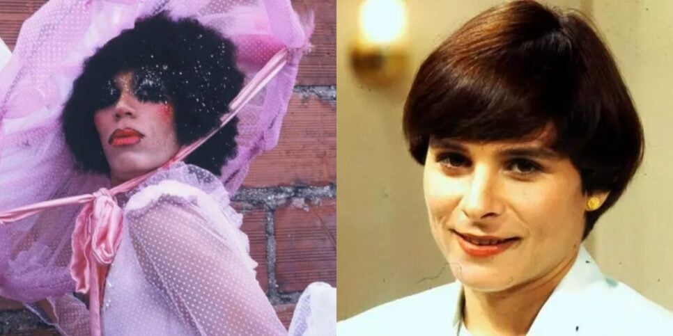 Paulette e Cláudia Magno (Reprodução/Gay Blog BR/ TV História)