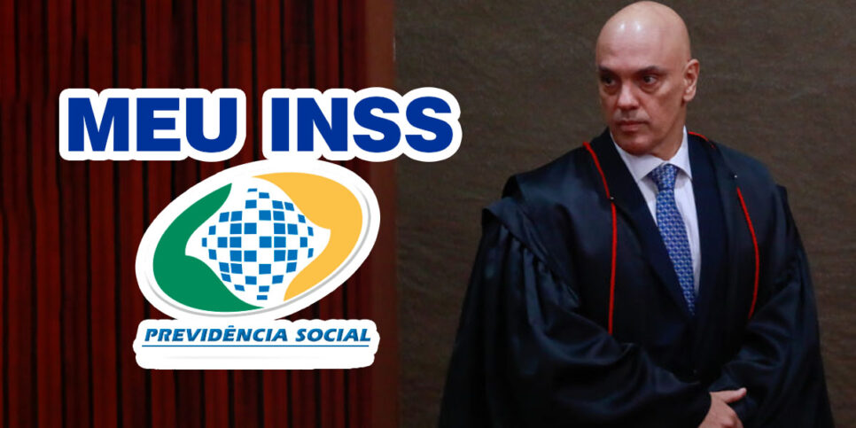 Alexandre de Moraes - INSS (Foto: Reprodução, Montagem - TV Foco)