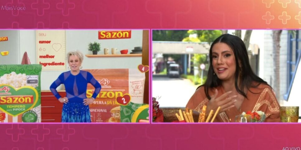 Ana Maria e Fernanda no Mais Você (Foto: Reprodução / Globo)