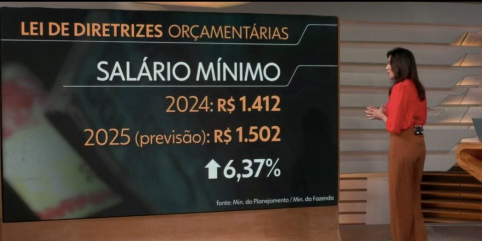 Ana Paula Araújo sobre o salário mínimo no Bom Dia Brasil (Foto: Reprodução / Globo)