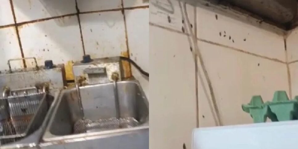 Restaurante todo sujo em Santos (Foto: Reprodução/Internet)