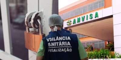 Anvisa e local interditado pela Vigilância Sanitária - Foto Reprodução Internet