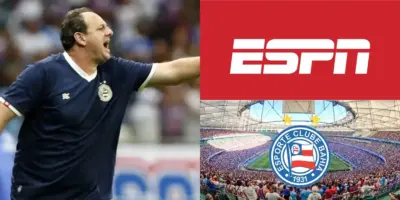 “Não conseguiu”: Jornalista paralisa ESPN às pressas com situação delicada de Rogério Ceni no Bahia