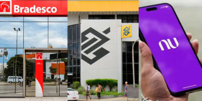 Bradesco, Banco do Brasil e Nubank (Foto: Reprodução, Montagem - TV Foco)